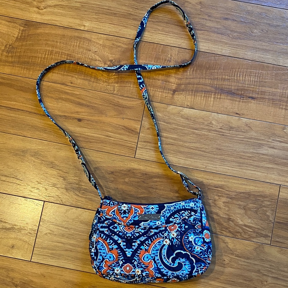 Vera Bradley Blue and Orange Shoulder Bag
